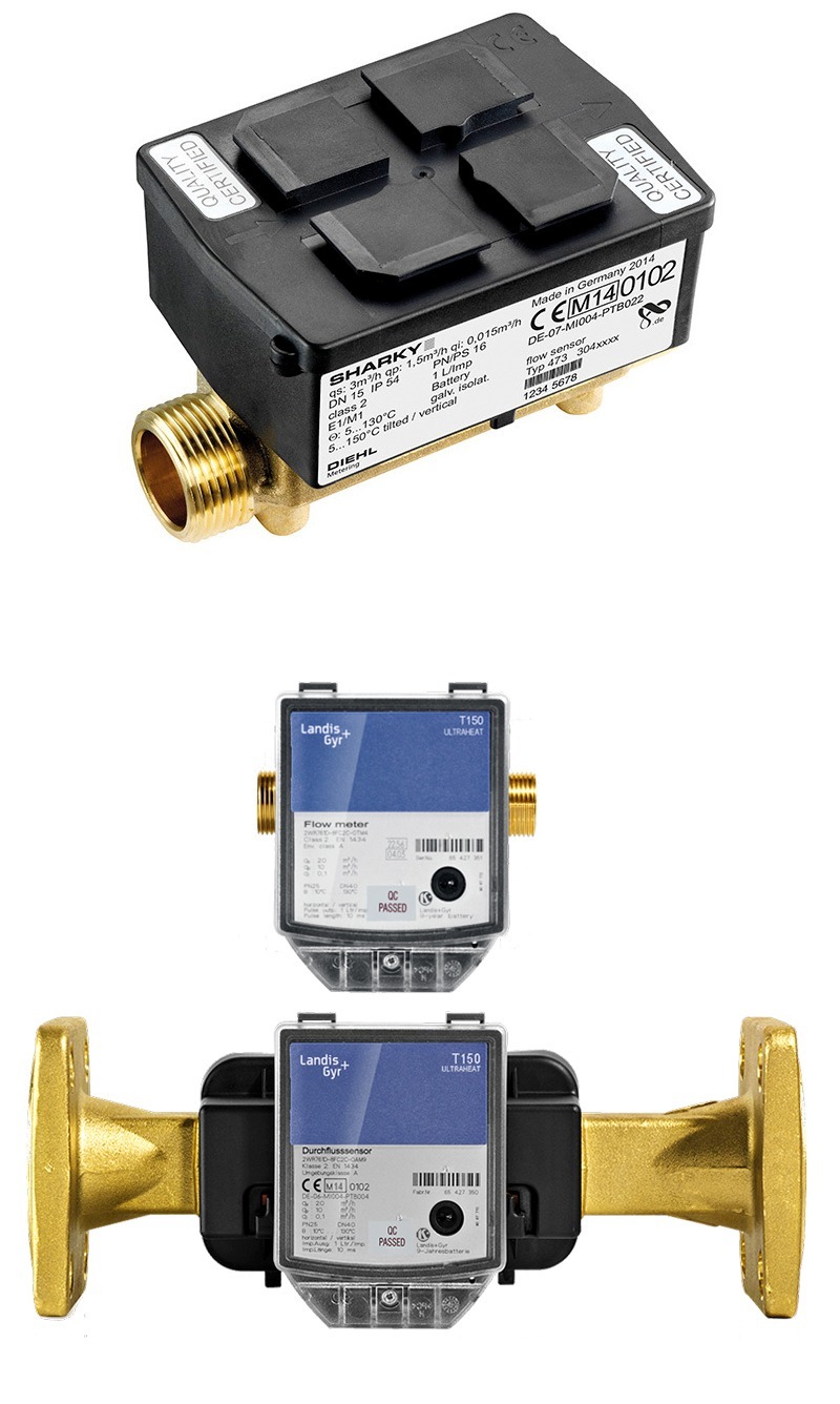 Ultrasonic volume measuring parts