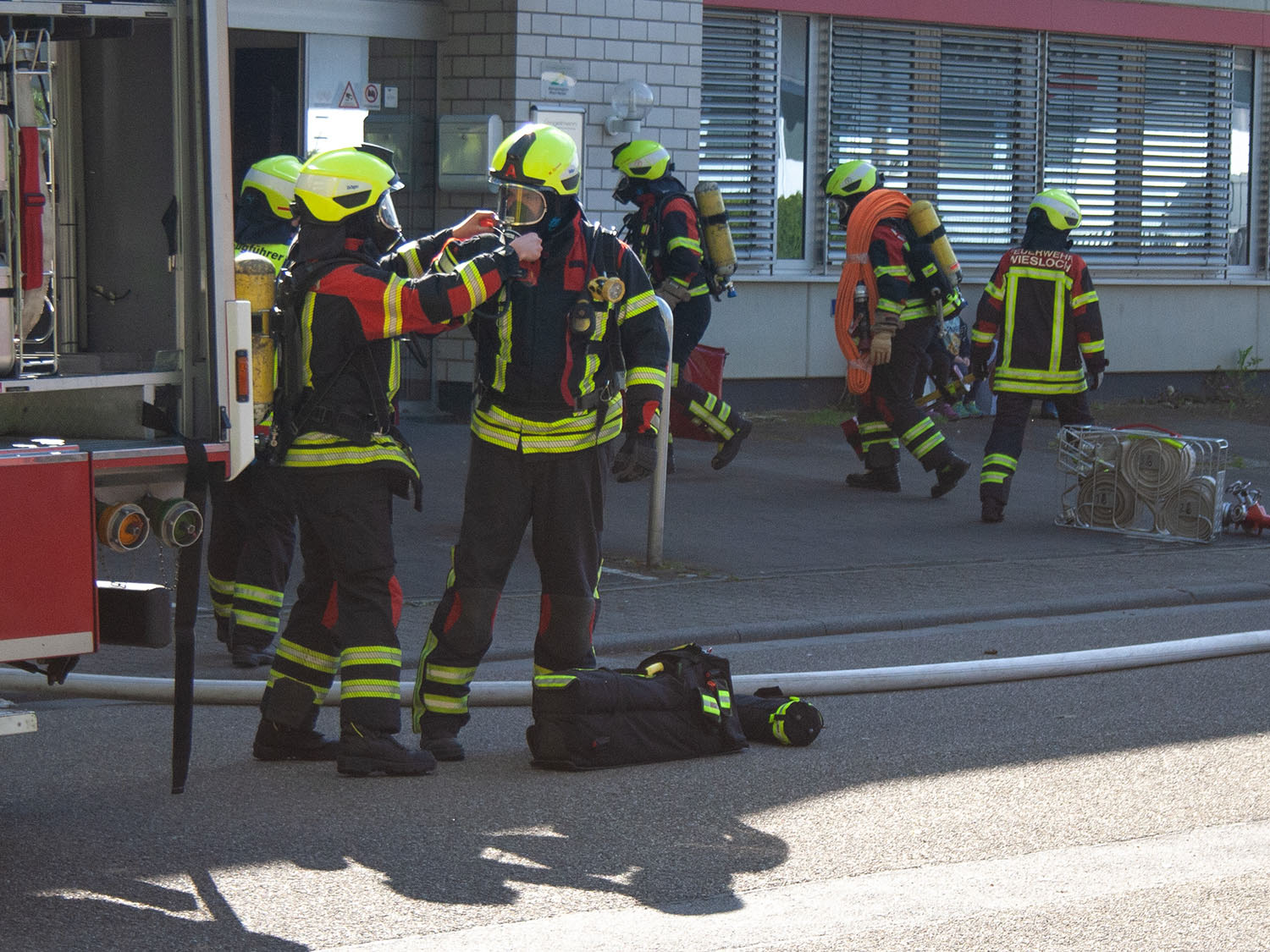 18 Feuerwehrleute waren im Einsatz.