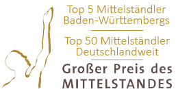 Engelmann ist Preisträger als Finalist beim Großen Preis des Mittelstandes 2025